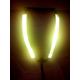 Tek's Police - Reflective - Breast Collar Covers - Yellow
