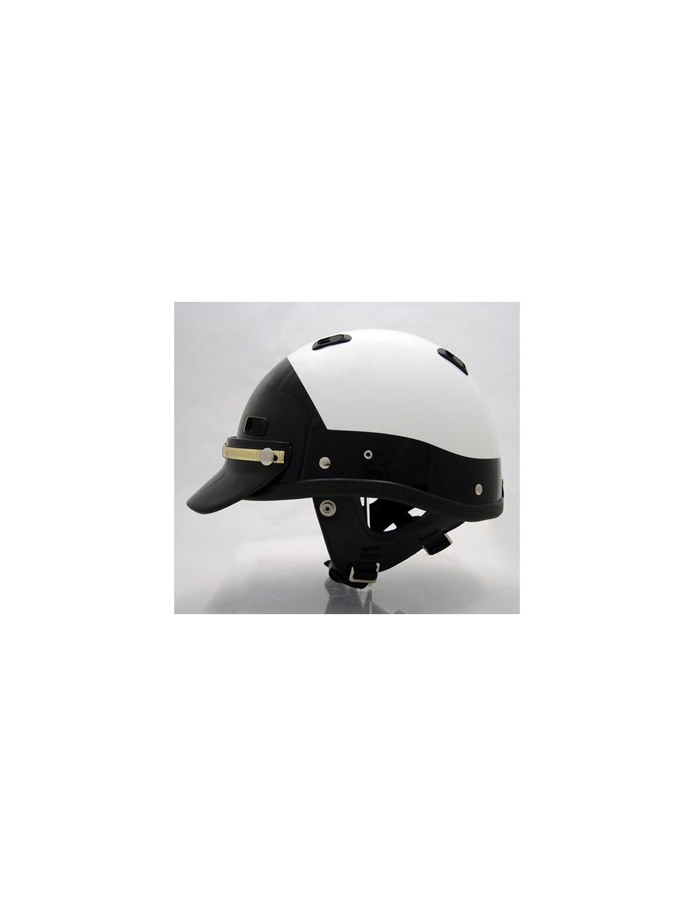 Police Motorcycle Helmet With Snap On Visor